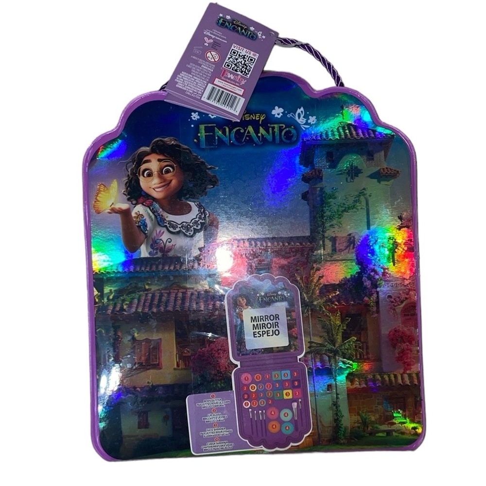 •DISNEY ENCANTO•NWT KIDS PLAY COSMETIC SET WITH MIRROR, BRUSHES, & CARRYING CASE